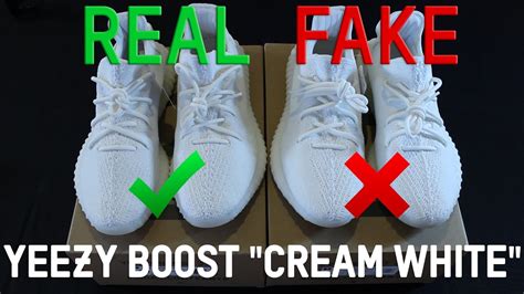 adidas yeezy boost 350 v2 cream white real vs fake|yeezy 350 v2 core black.